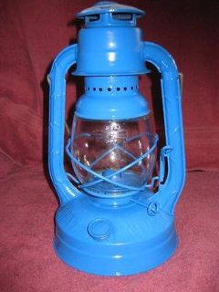   Restored Blue Dietz Little Wizard Kerosene Lantern, NY, USA