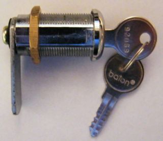 Cam Lock for Cupboard Locker etc 6 Options Nut Fixing