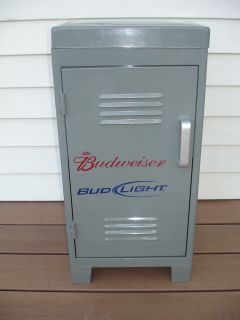 Bud Light Budweiser Mobile Beer Cooler Locker Storage Cabinet 