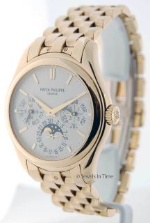   Philippe Mens 5136J 18k Yellow Gold Watch Perpetual Calendar Moon 5136