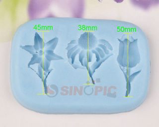   Calyx shape 3D Silicone Mould For Jelly Candy Craft Soap Mold DIY