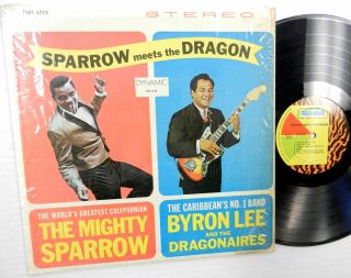   & BYRON LEE & the Dragonaires SPARROW MEETS THE DRAGON calypso LP