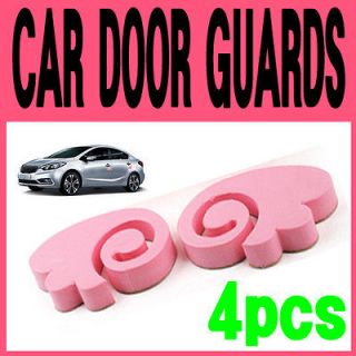CAR Door Guards Bumper Protector Guard Accessories Pink Color D1