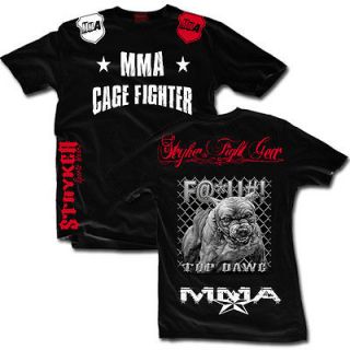 MMA Cage Fighter Stryker New Shorts Sleeve T Shirt Top Tapout UFC Pitt 