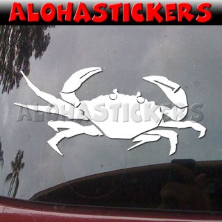   Crabber Fishing Car Truck Boat Laptop Vinyl Decal Window Sticker I15