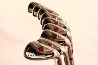   MADE MENS Ti11 GOLF CLUBS COMPLETE IRON 3 PW OR 4 SW SET TAYLOR FIT