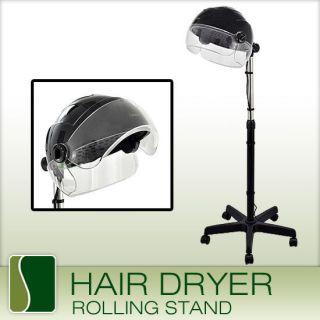PRO Salon Standing Hair Dryer Bonnet Hood Timer Heat Floor Rollabout 