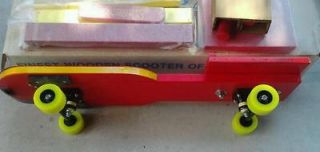 Vintage rare, Red, Simpson, Whirl skateboard scooter w/brake History