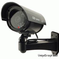 Fake Dummy Security Camera with LED light Surveillance indoor outdoor 