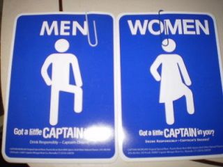 Captain Morgan Men/Woman Sticker set