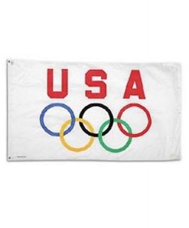 USA Olympics rings IOC Flag 3X5 Olympic Games Banner ajx