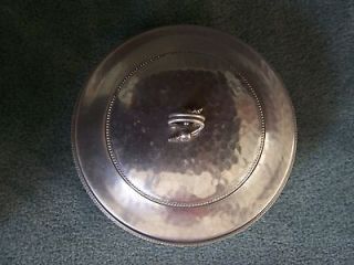 Buenilum Covered Casserole with divided Pyrex Insert   Hammered 