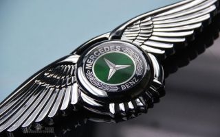 Mercedes Benz Badge Wings Car Logo 3D Front Hood Emblem 8.5*2.7 inches