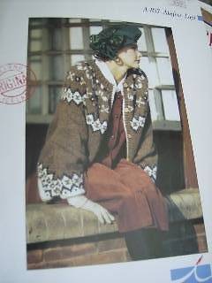   Knitting Pattern A 837 Christian De Falbe Icelandic Cardigan 32 37