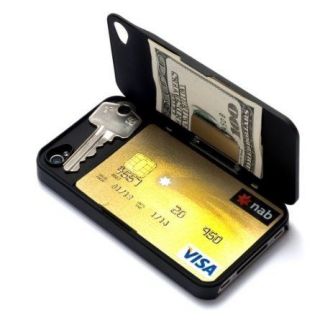 iLid Wallet Case for iPhone 4 & 4S with space for cards, cash & key.