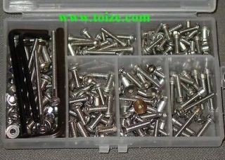 Hpi Savage and E Savage stainless steel screw set. 250+ pieces fits 