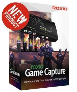 ROXIO GAME CAPTURE CARD GAMEPLAY RECORD VIDEO GAME HD PVR FOR XBOX 360 
