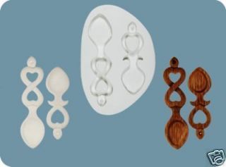 Silicone mould, Welsh Love Spoons, Sugarcraft, Food Use