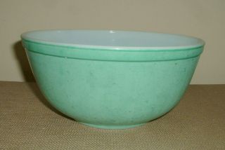 Vintage Retro Green Pyrex Mixing Bowl 2 1/2 Qt Ovenware Marked 403 28