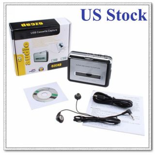 Portable Tape to PC USB Cassette to MP​3 CD Converter Capture Audio 