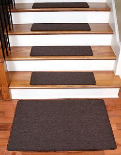 Dean DIY Carpet Stair Treads w/Landing Mat   Dark Brown (13) Choose 