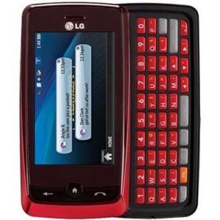 Sprint LG LN510 Rumor Touch Cell Phone Red New Touch Screen Clean