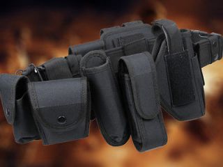 Airsoft Police Security Enforcement Tactical Duty Belt Holster 