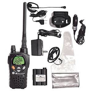 MIDLAND NT3VP 5 WATT HH VHF W/ BATTERY, CHRGR, AC ADAPTER NT3VP