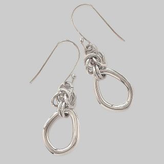 Tommy Hilfiger Womens Chain Link Earrings