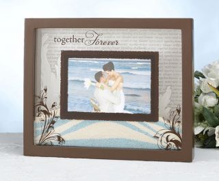 Together Forever Wedding Unity Sand Ceremony Picture Frame *Brand New*