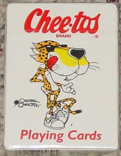 CHEE TOS BRAND PLAYING CARDS CHESTER CHEETAH HOYLE NO 6940 NEW FACTORY 