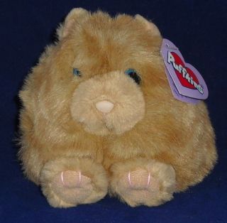 1997 Puffkins Cinnamon Cat 6636 With Heart Hang Tag