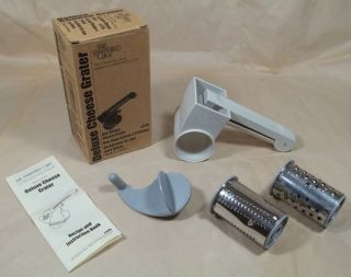 THE PAMPERED CHEF DELUXE CHEESE GRATER LEFT OR RIGHT HANDED USE #1275 