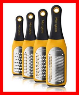 MICROPLANE ZESTER GRATER CITRUS CHEESE CHOCOLATE   Yellow Artisan 