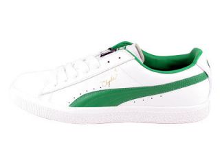 35277301] PUMA CLYDE LEATHER FS MENS WHITE/ SIZES 9 TO 12