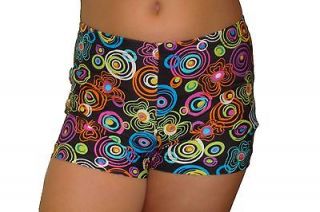 Spandex volleyball/che​er/gymnastic/d​ance crazy flower print