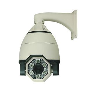 PTZ Camera 620 TVL B/W 540 TVL Color 27X Optical 1/4 Sony CCD 330ft 