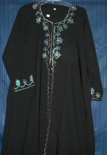 Abaya Dubai Hijab Sheela Black Ethenic Abayas Kurti Tunic Dupatta 