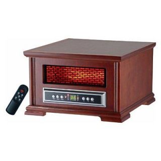   LPHW 3 1500 Watt Compact Wood Cabinet Quartz Infrared Heater