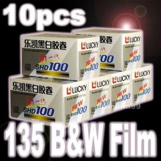   Black & White Film x 10 for HOLGA 135 BC TLR 135TIM Diana Mini Lomo