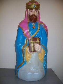 BLOW MOLD YARD LIGHT DECORATION 41 KING WISEMAN FOR LARGE NATIVITY 