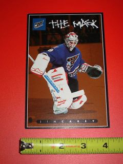 Jim Carey The Mask Capitals Hockey Mini Display Poster