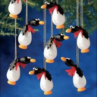 Christmas Penguins Beaded Ornament Kit The Beadery 5577