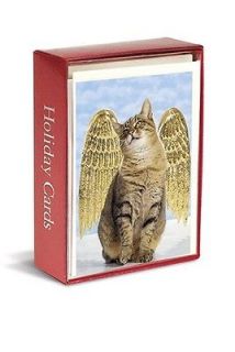   KITTY PET CAT BOXED (15) HOLIDAY CHRISTMAS CARDS with ENVELOPES NEW