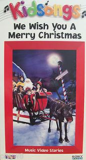 KIDSONGS WE WISH YOU A MERRY CHRISTMAS MUSIC VIDEO / VHS TAPE