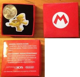 New Super Mario Bros 2 Collectible Pin. GameStop Preorder. Rare