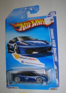 Ferrari F430 Challenge * BLUE rare * 2010 Hot Wheels * Toys R Us Only
