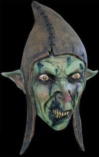 hobgoblin horror latex mask green evil goblin halloween costume 