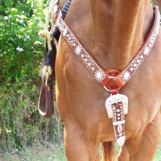Western Tack Rhinestone Horse Breast Collar Headstall*