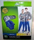 Golds Gym Thermal Training Sauna Sweat Suit Fitness Weight Loss 